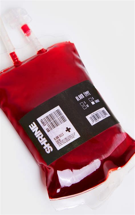 make fake blood bag|real blood bag.